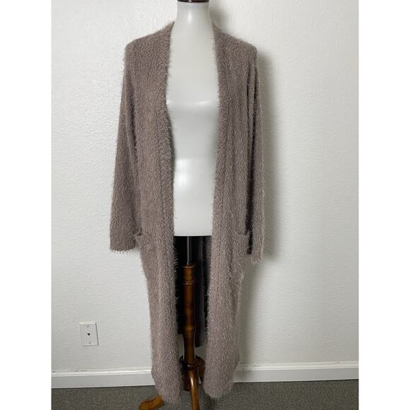 Torrid Sweater Cardigan Maxi Textured Stretch Knit Open Front - Picture 1 of 11